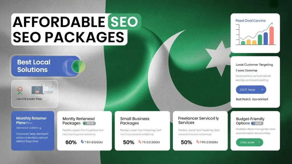 Pakistan SEO Packages 2026: What PKR 25,000 Actually Buys Your Business Affordable SEO packages Pakistan 2026 with local SEO solutions, monthly retainer plans, and budget-friendly digital marketing services