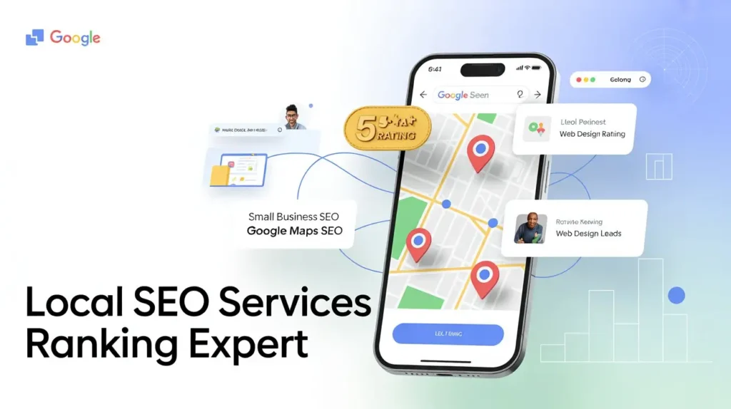 Local SEO ranking expert helping small business near me improve Google Maps rankings and customer reviews